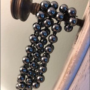 Hematite gorgeous beaded necklace